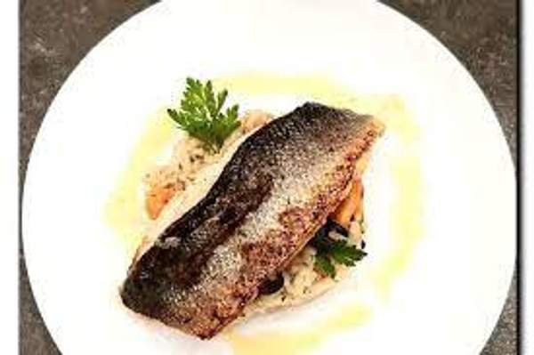 Filet De Bar Au Risotto
